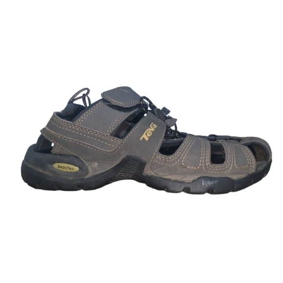 Teva FOREBAY Mens Sandals Hiking Brown Size 7 - Picture 1 of 9